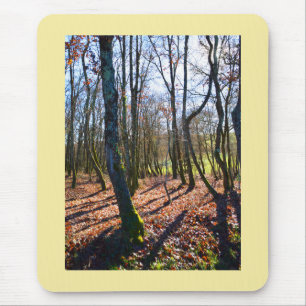 Winterbos in Frankrijk Muismat