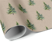 Winterbos Kleine Brandboom Bos Cadeaupapier (Rol Hoek)