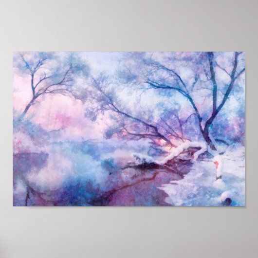 Winterbos Poster (Voorkant)