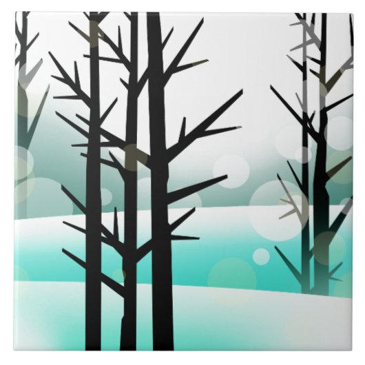 Winterbos Tegeltje (Voorkant)