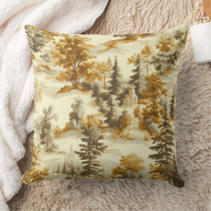 Winterbos Toile de Jouy-patroon (13) Kussen