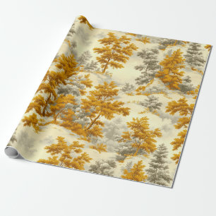 Winterbos Toile de Jouy-patroon (8) Cadeaupapier