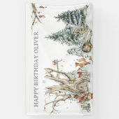 Winterbos | Verblijfsdag Spandoek (Verticaal)