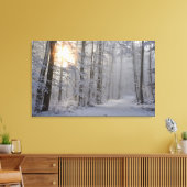 winterbos verpakt canvas (Insitu (Woonkamer))