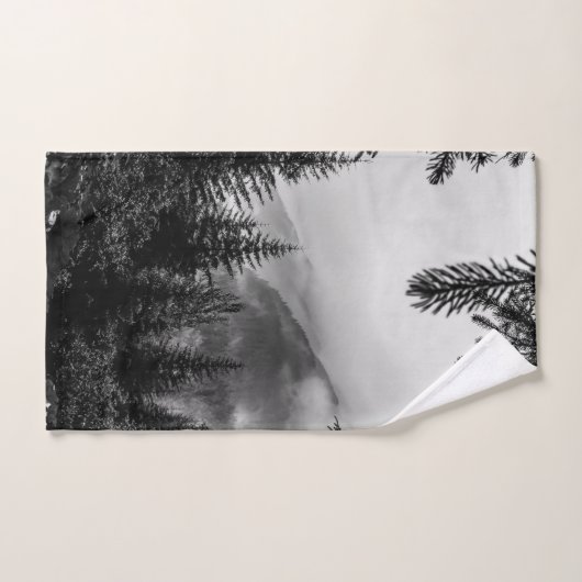 Winterbosbomen #13 bad handdoek (Handdoek)