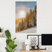 Winterbosbomen #17 poster (Thuiskantoor)