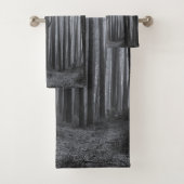 Winterbosbomen #8 bad handdoek (Insitu)