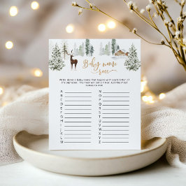 Winterboshert baby naam race wild