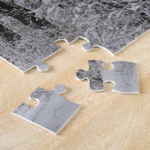 Winterbospad in sneeuw en Natuur Legpuzzel (Zijkant)