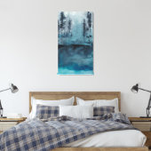 WinterBossen Canvas Afdruk (Insitu (Slaapkamer))
