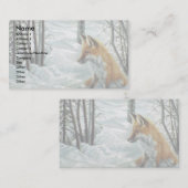 Winterbossen, Fox Visitekaartje (Voorkant / Achterkant)