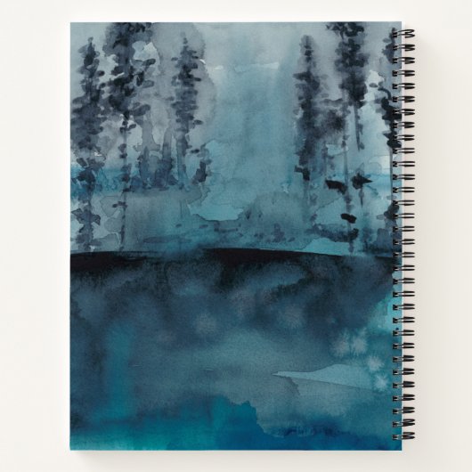 WinterBossen Notitieboek (Achterkant)