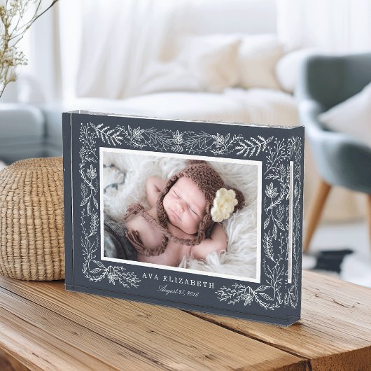 Winterbotanisch Lijst | BABY Fotoblokken