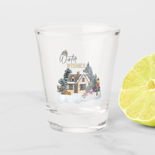 Winterbrood Shot Glas (Voorkant)