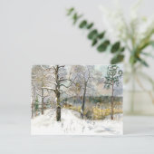 winterbrug briefkaart (Staand voorkant)