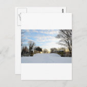 Winterbrug Briefkaart (Voorkant / Achterkant)