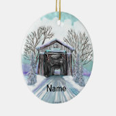 Winterbrug Keramisch Ornament (Rechts)