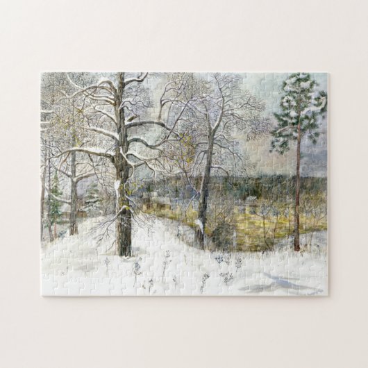 winterbrug legpuzzel (Horizontaal)