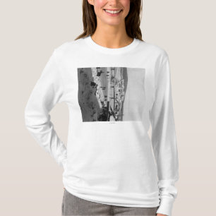Winterbrug over de rivier bij Fairbanks T-shirt