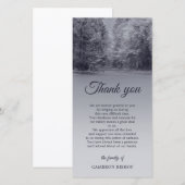 Winterbrug | Sympathie Hartelijk dank Bedankkaart (Voorkant / Achterkant)