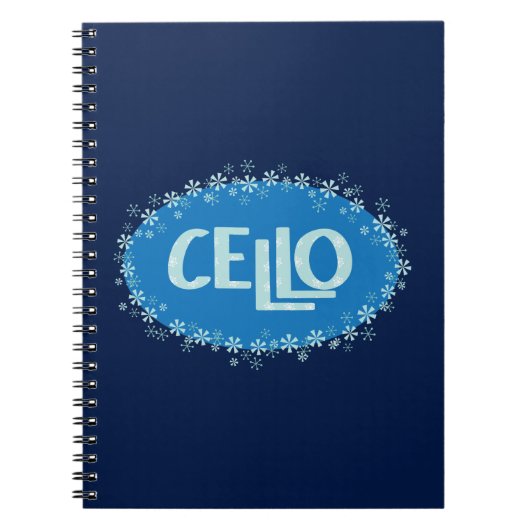 wintercello notitieboek (Voorkant)