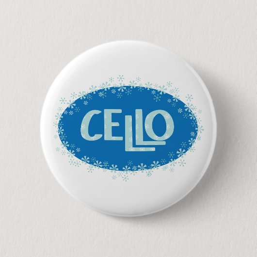 wintercello ronde button 5,7 cm (Voorkant)