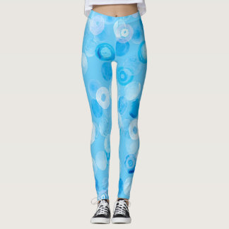 Wintercirkels: Abstracte stippen. Leggings