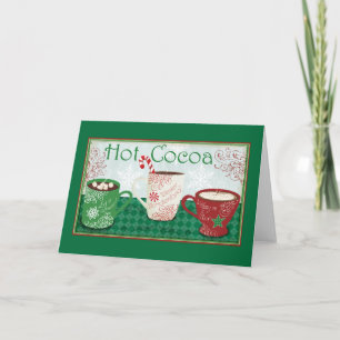 Wintercocoa Feestdagen Kaart