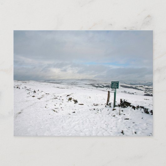 Winterdag Bowstonegate Briefkaart (Voorkant)