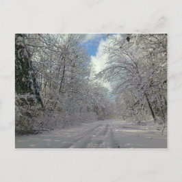 winterdag briefkaart