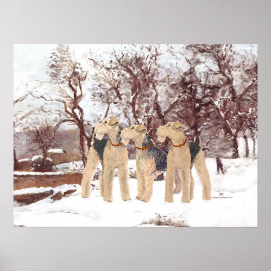 Winterdag Poster (Voorkant)