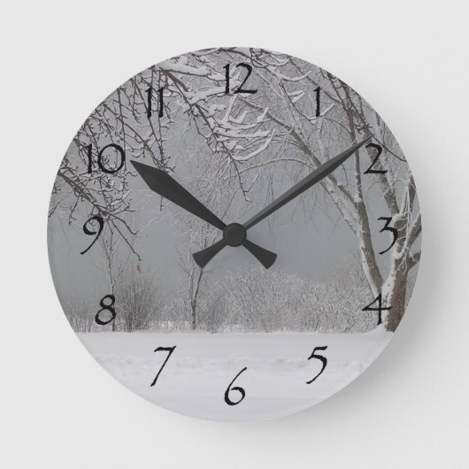 Winterdag Ronde Klok (Voorkant)