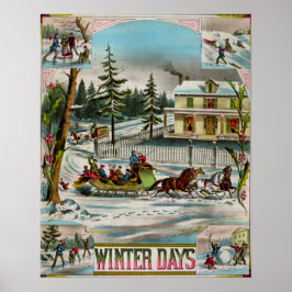 Winterdagen Poster