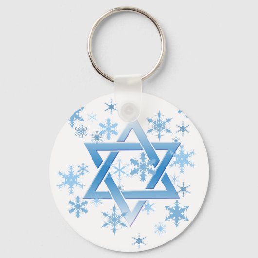 winterdavid sleutelhanger (Voorkant)