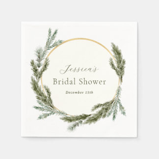 Winterdennen Evergreen Bruidsshower Servet