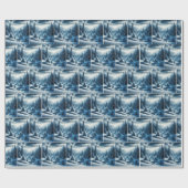 Winterdennen in Mountain Valley Cadeaupapier (Vlak)