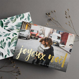 Winterdichtheid   Foto Joyeux Noel Folie Feestdagenkaart