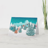 Winterdorp en grondhog kaart (Voorkant)