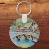 winterdorp sleutelhanger (Voorkant)