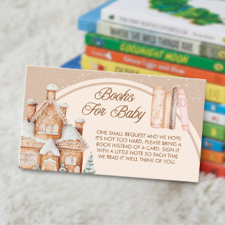 Winterdorp Snoepgoedhuis Boeken voor Baby Informatiekaartje