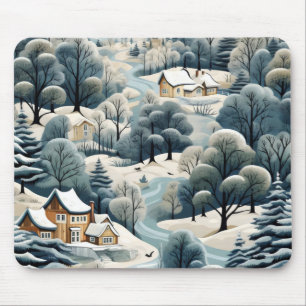 Winterdorpslandschap Muismat
