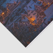 winterdorpspapier tissuepapier (Detail)