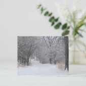 Wintereenzaamheid Briefkaart (Staand voorkant)