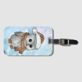 Wintereule Große Gepäckanhänger Bagagelabel (Voorkant (horizontaal))