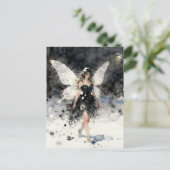 Winterfee  briefkaart (Staand voorkant)
