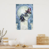 Winterfee Full Moon Poster Afdruk (Keuken)