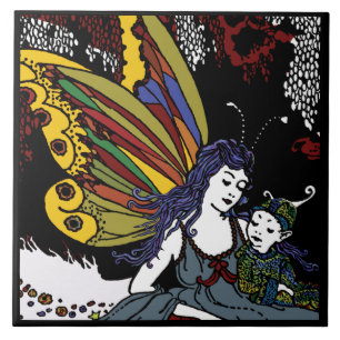 Winterfeeën Tegeltje