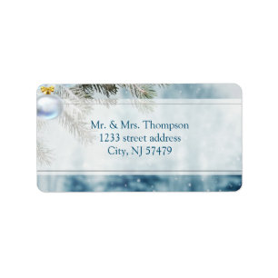 Winterfeestdag Etiket