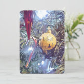 Winterfeestdagen Kaart (Staand voorkant)