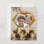 Winterfeesten in de sneeuw, met Kittens Aankondiging (Voorkant)